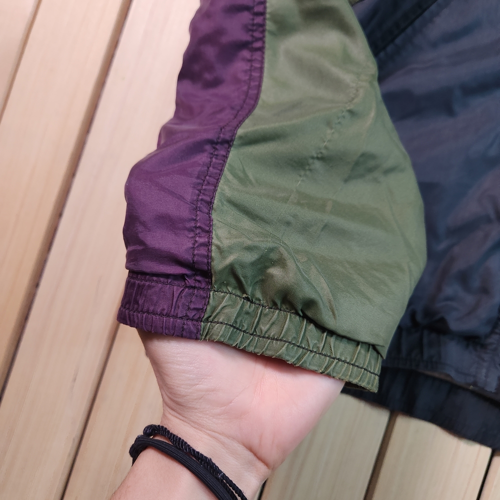 Vintage Nike Windbreaker Men's Green and Black Jacket 90s - Picture 9 of 16